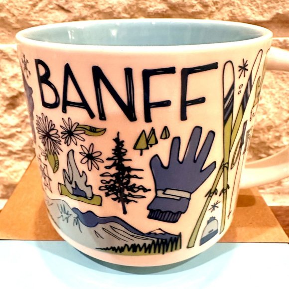 NWT BANFF Starbucks Been There Series Ceramic Coffee Cup Mug 14 Oz Canada - Picture 6 of 11